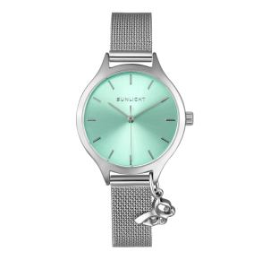 Женские часы с подвеской на миланском браслете