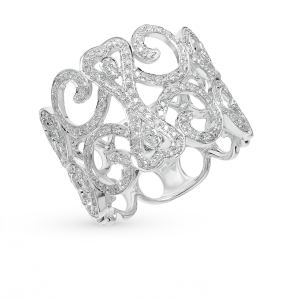 золотое кольцо с бриллиантами