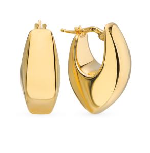 золотые серьги