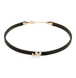 золотое шейное украшение с бриллиантами