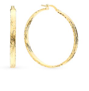 золотые серьги