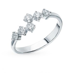 золотое кольцо с бриллиантами