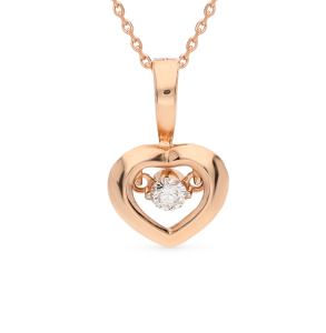 золотая подвеска с бриллиантами