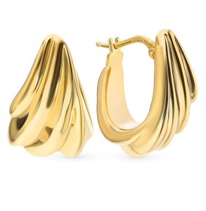 золотые серьги