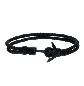 браслет из каучука со сталью