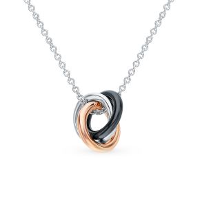 Серебряная подвеска с керамикой