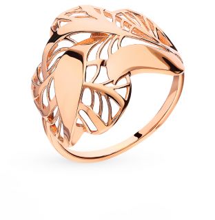 Золотое кольцо СОРОКИН 80053400*: красное и розовое золото 585 пробы — купить в интернет-магазине SUNLIGHT, фото, артикул 97927