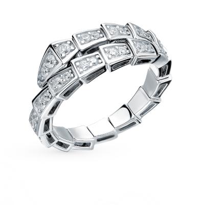 Серебряное кольцо с фианитами