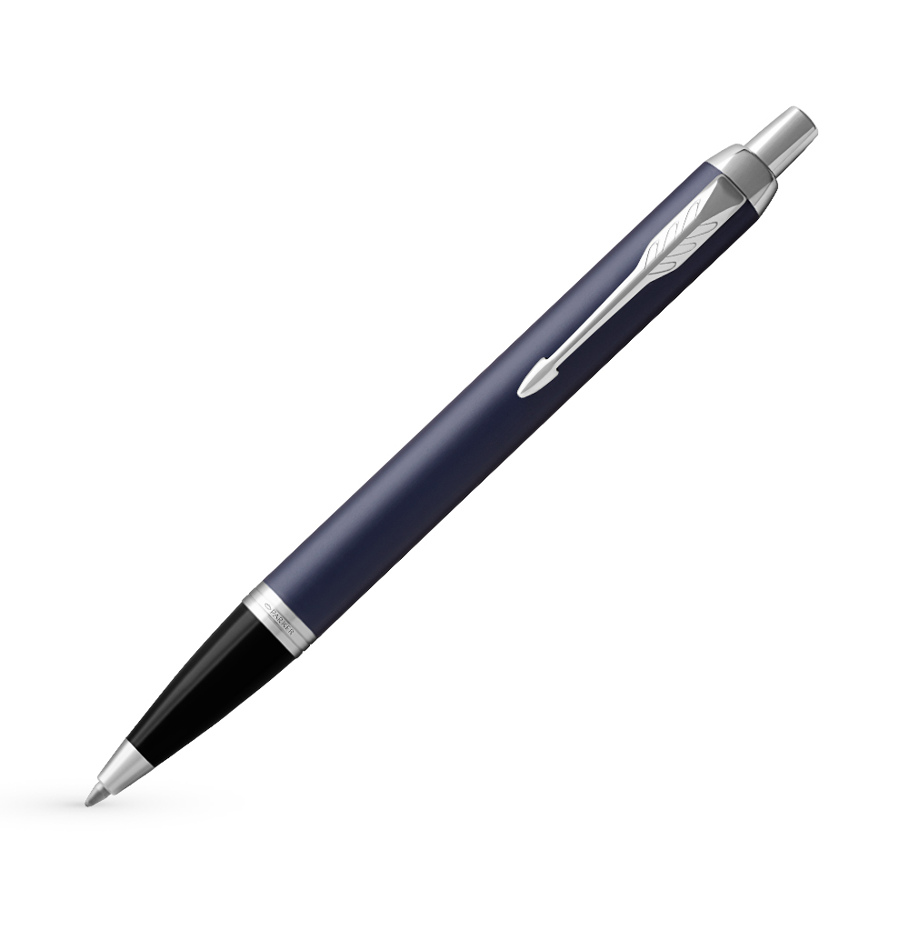 Фото «Шариковая ручка Parker IM Metal Matte Blue CT, 1931668»