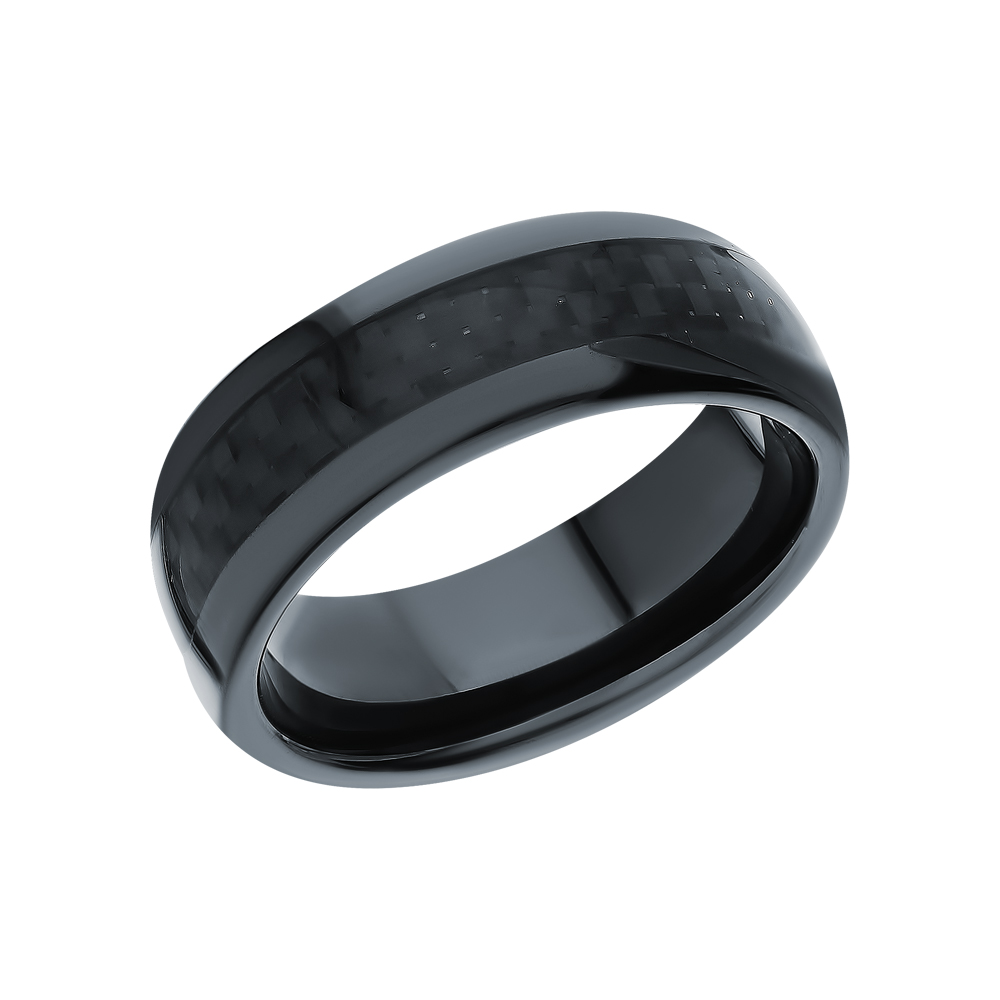 Фото «Серебряное кольцо с эмалью и керамикой»