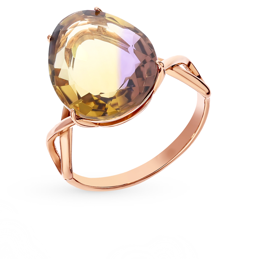 Фото «Золотое кольцо с аметрином»
