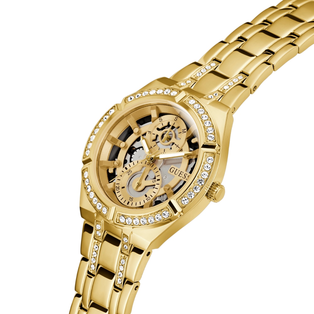 Часы женские GUESS GW0604L2: сталь, австрийские кристаллы stellux ...