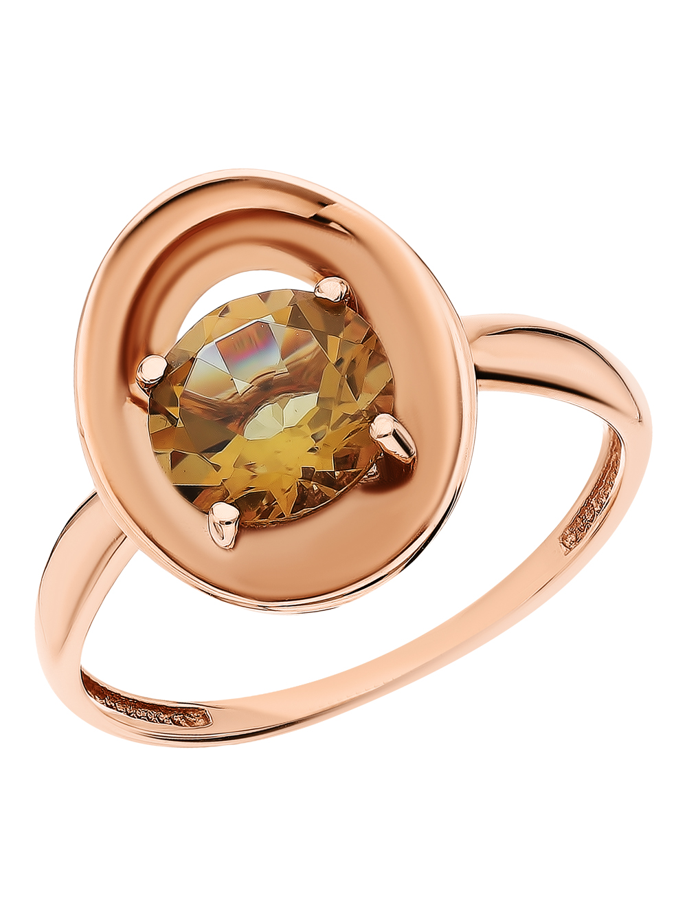 Золотое кольцо с султанитами в Ростовe-на-Дону