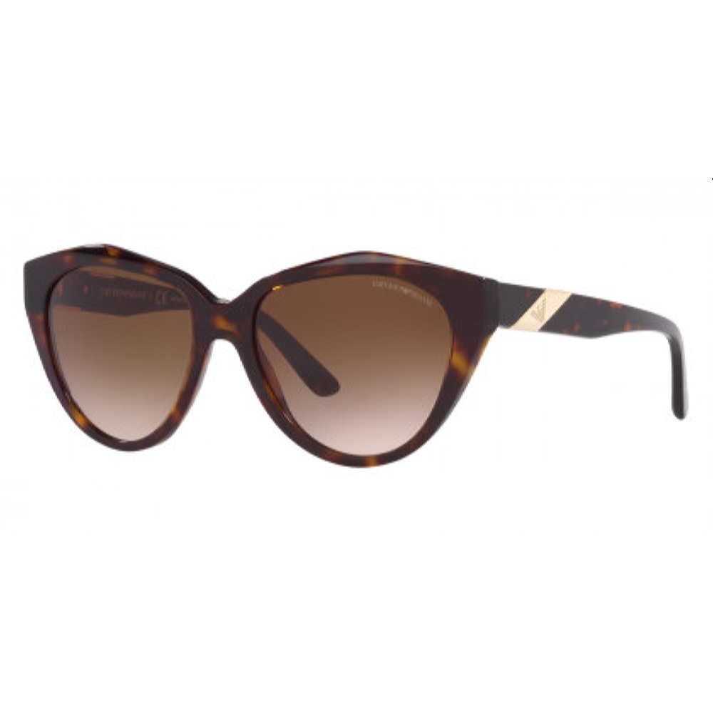 Женские солнцезащитные очки из Италии марки EMPORIO ARMANI из коллекции Cat Eye модель 0EA417858791354 в Новосибирск