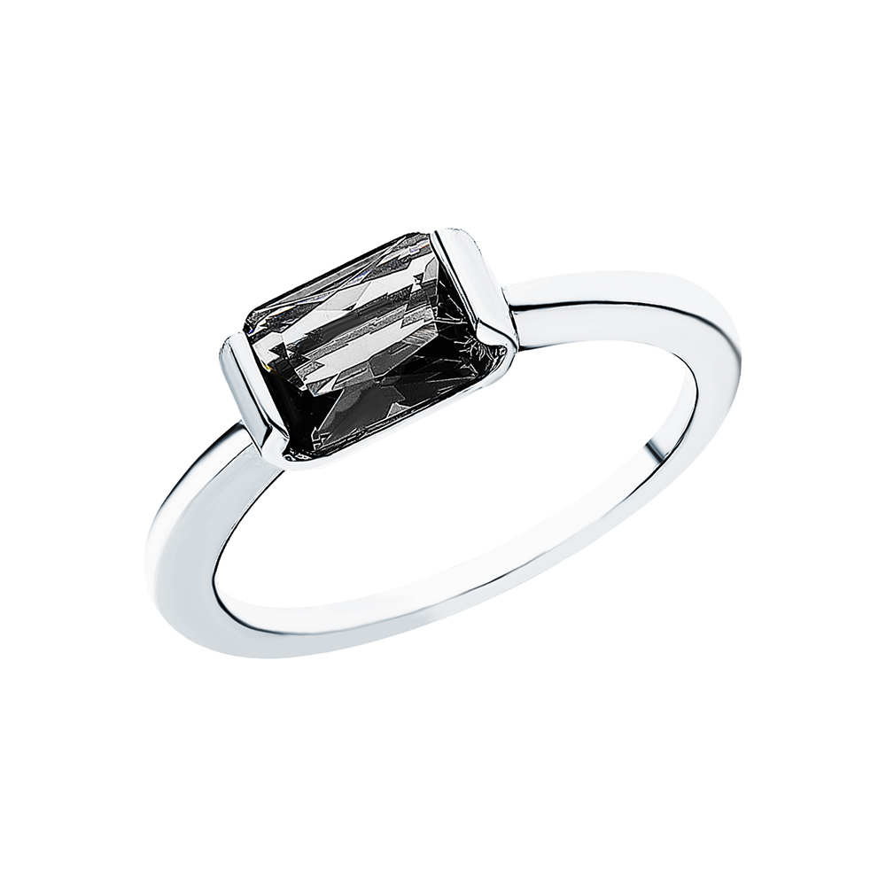Серебряное кольцо с ювелирными кристаллами в Екатеринбурге