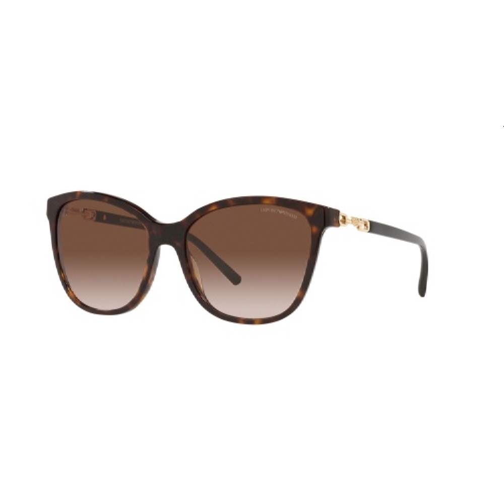 Женские солнцезащитные очки из Италии марки EMPORIO ARMANI из коллекции Cat Eye модель 0EA417350021357 в Новосибирск