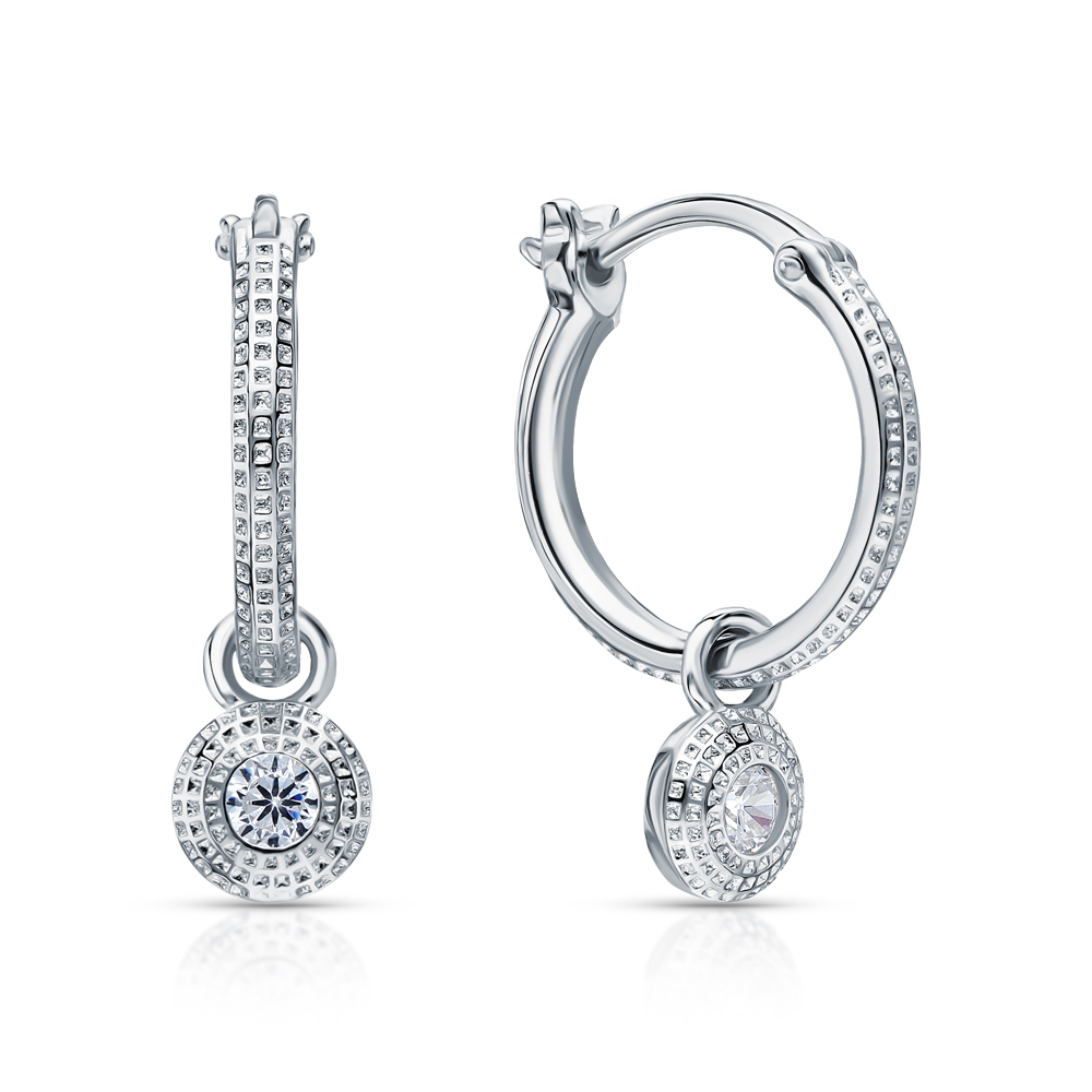 Серебряные серьги с фианитами в Нижнем Новгороде