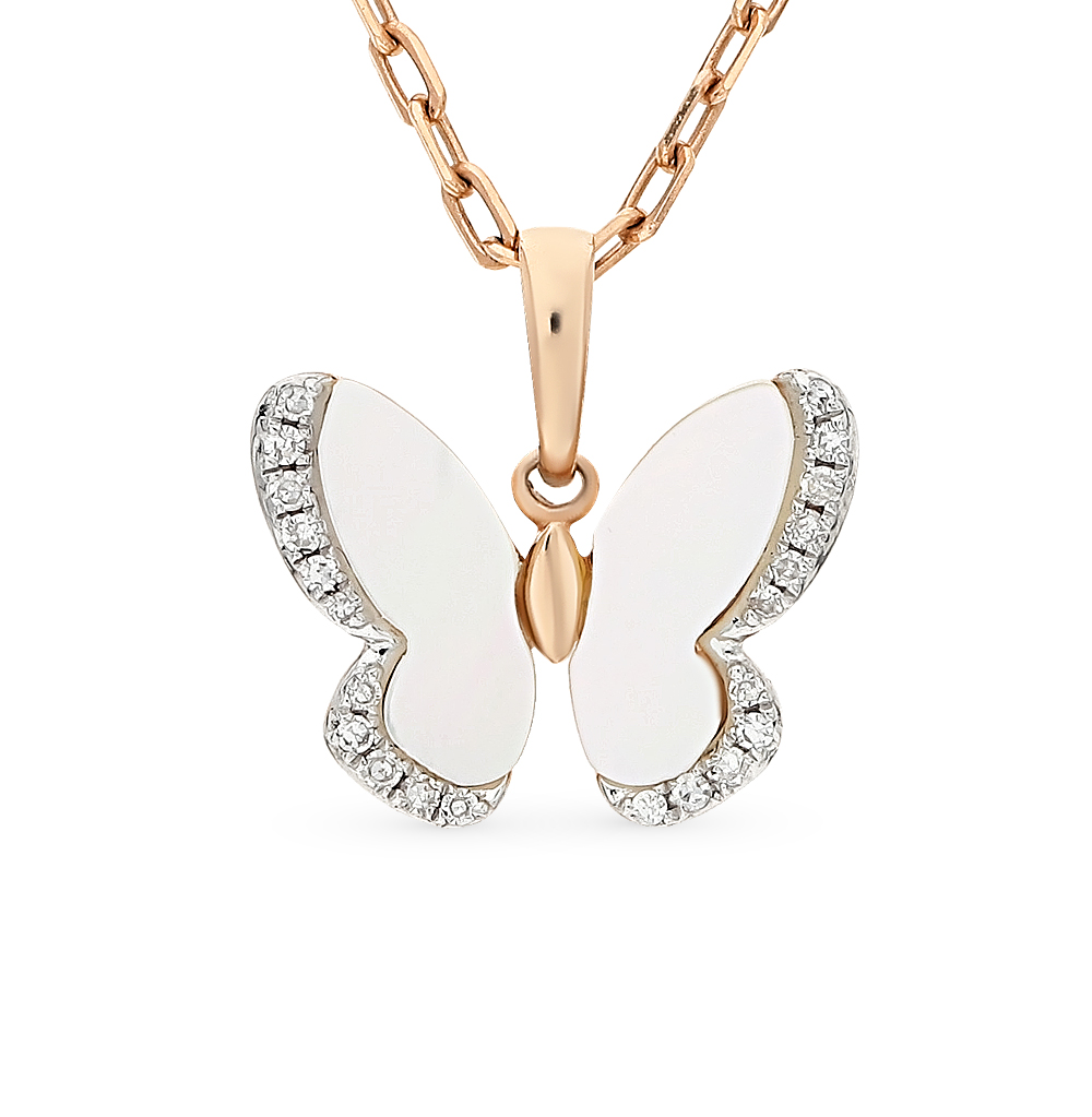 подвес клевер с перламутром золотой. Sokolov подвеска из золота с бриллиантом «птичка в клетке» 1030689. золотые подвески с перламутром. золотой кулон ван клиф. подвеска соколов с перламутром.