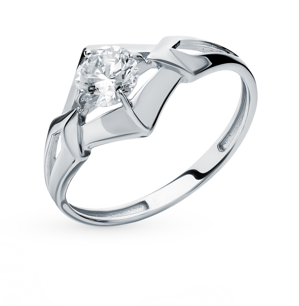 Серебряное кольцо с фианитами swarovski в Самаре