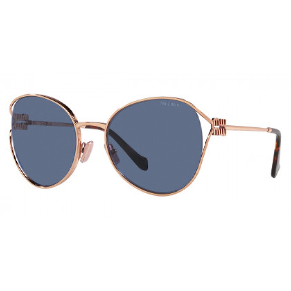 Женские солнцезащитные очки из Италии марки MIU MIU из коллекции Wayfarer модель 0MU 53YSZVF1V158 в Новосибирск