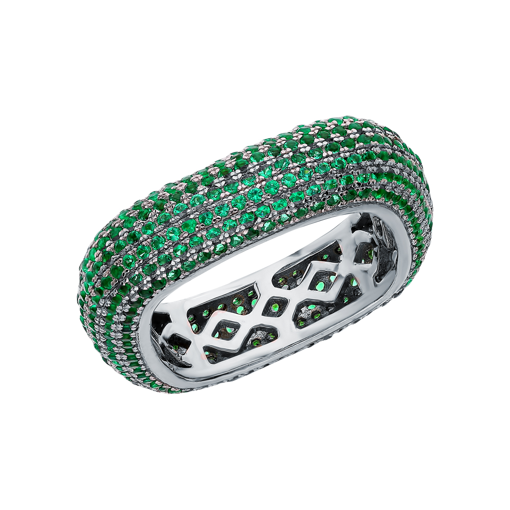 Серебряное кольцо с ситаллами в Санкт-Петербурге