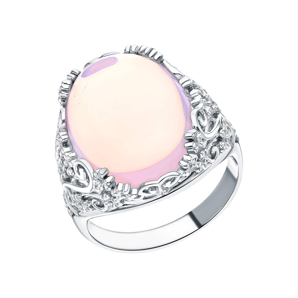 Серебряное кольцо с лунным камнем в Самаре