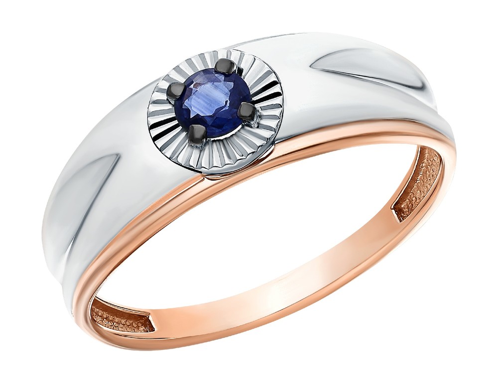 Золотое кольцо с сапфирами в Екатеринбурге