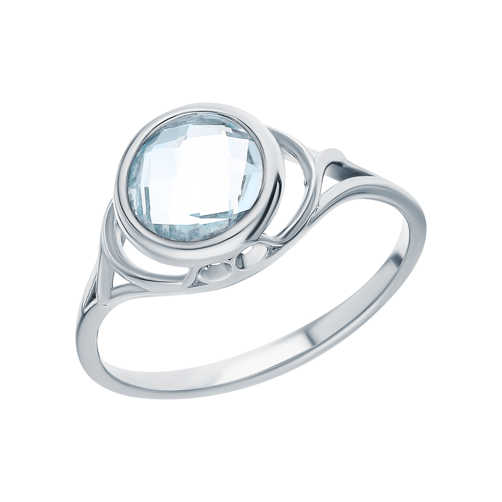 Серебряное кольцо с топазами в Екатеринбурге