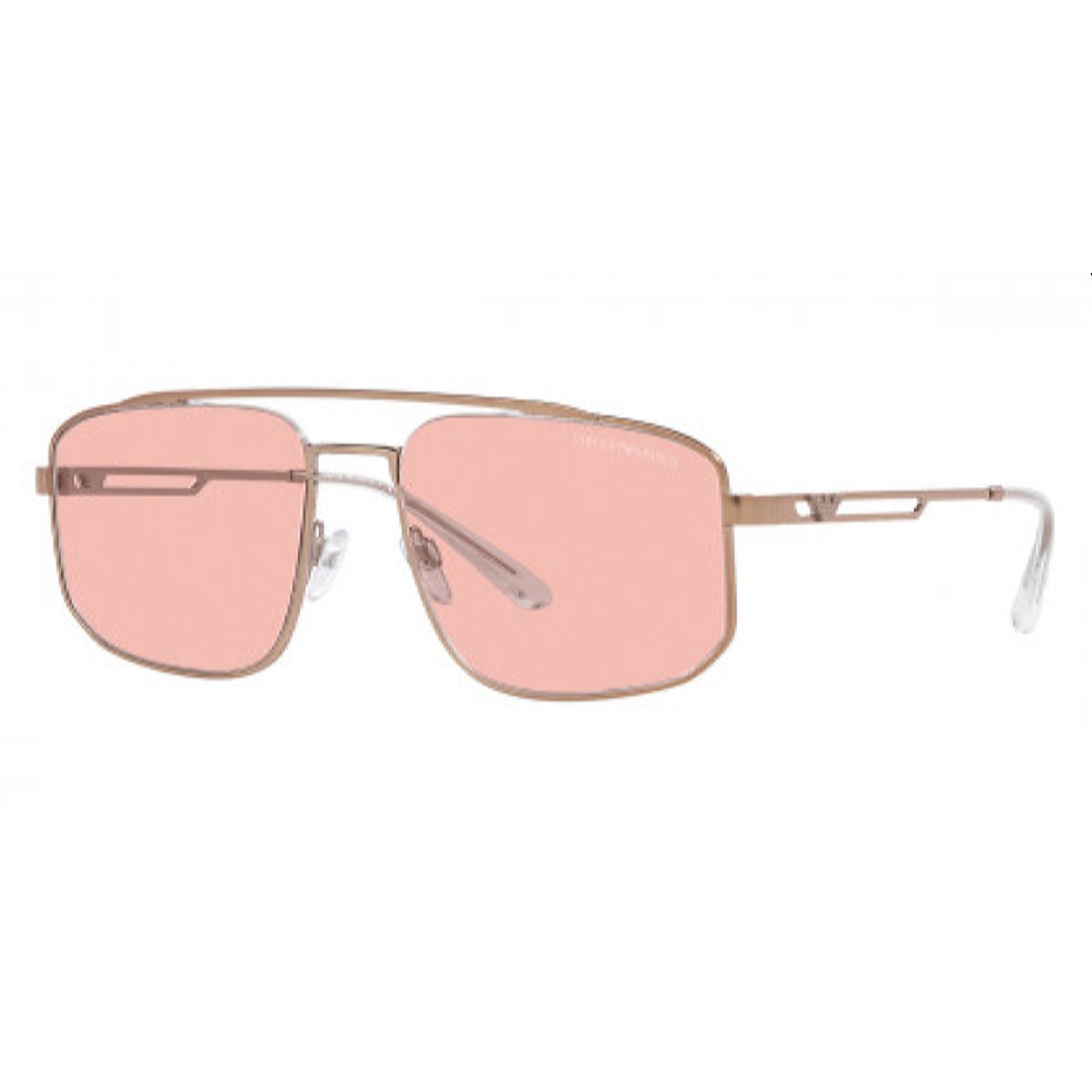 Мужские солнцезащитные очки из Италии марки EMPORIO ARMANI из коллекции Rectangle модель 0EA21393004/557 в Новосибирск