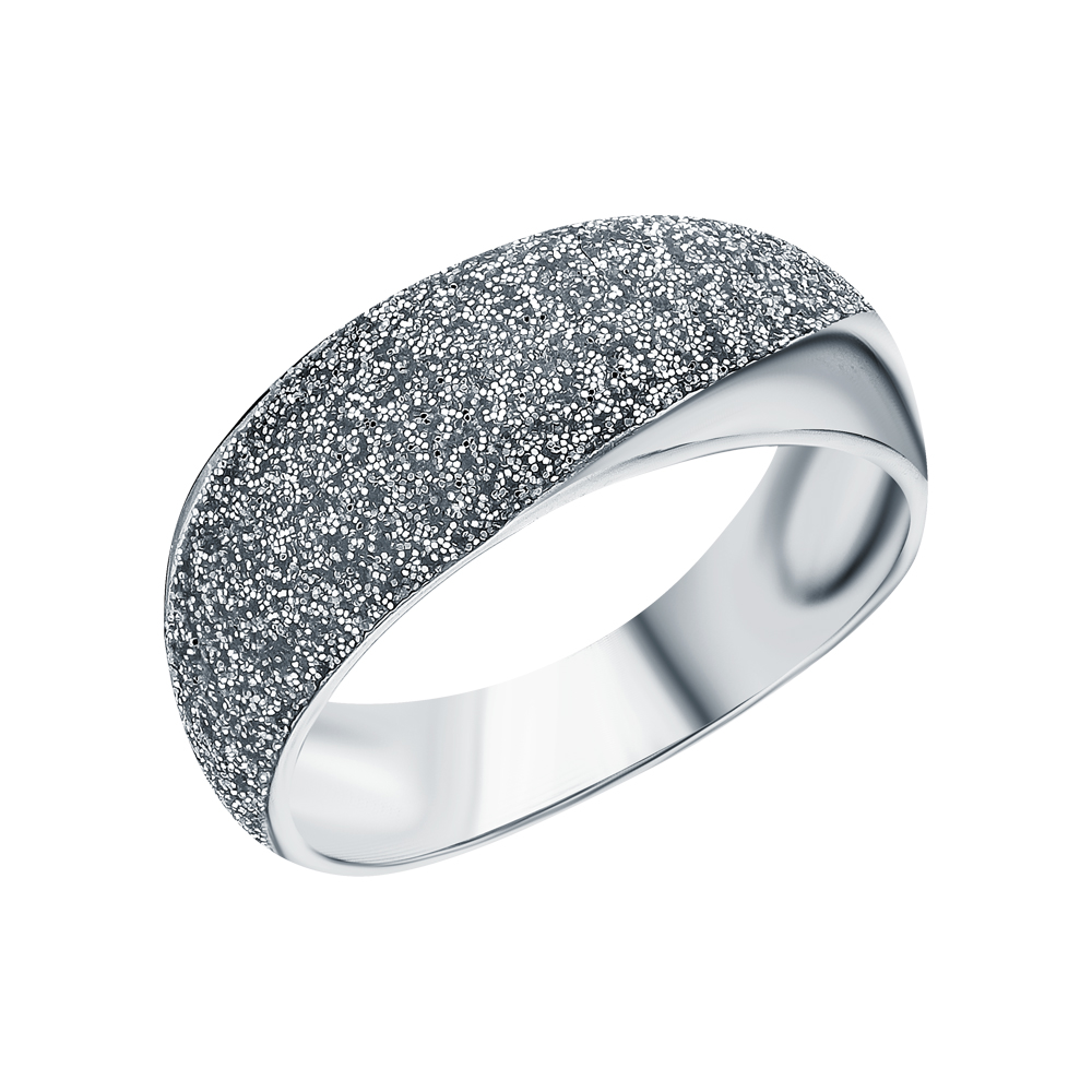 Серебряное кольцо с глиттером в Краснодаре