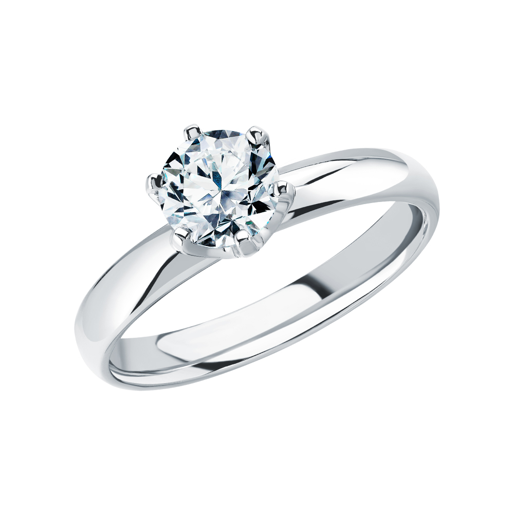 Фото «Платиновое кольцо с бриллиантом»
