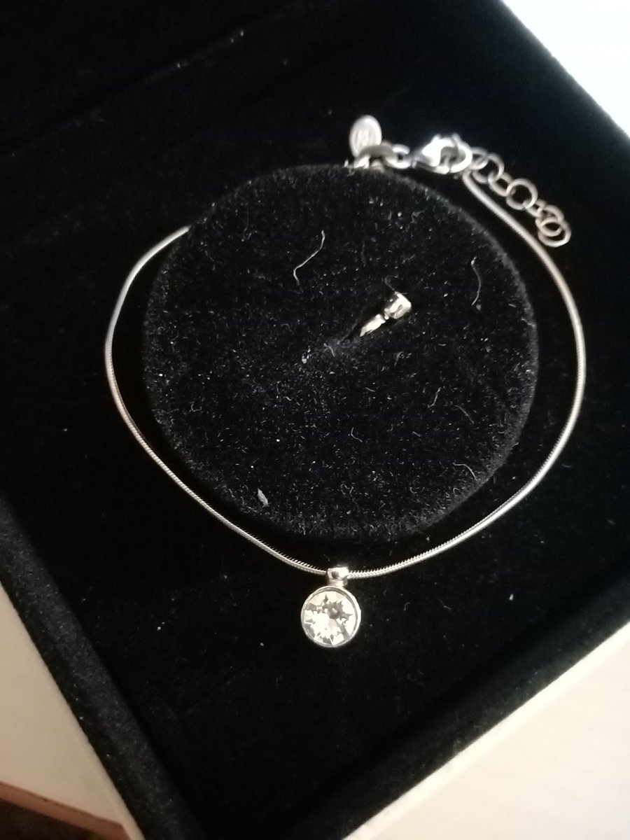 Серебряный браслет с кристаллами Swarovski FORVAL: белое серебро 925 ...
