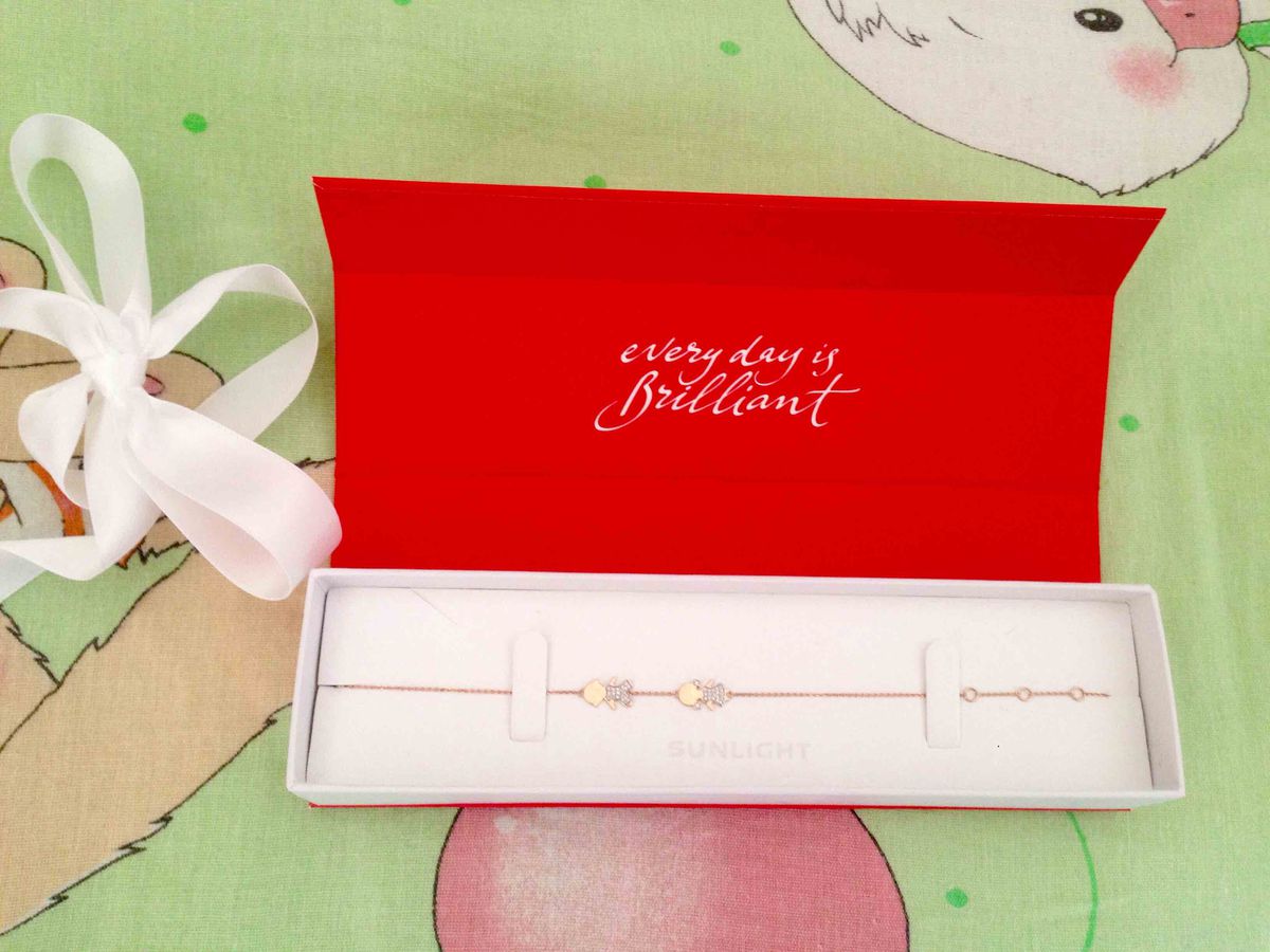 Золотой браслет с бриллиантами SUNLIGHT: красное и розовое золото 585 ...