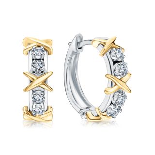 Сережки с бриллиантами